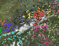 Karte mit Alpbetrieben